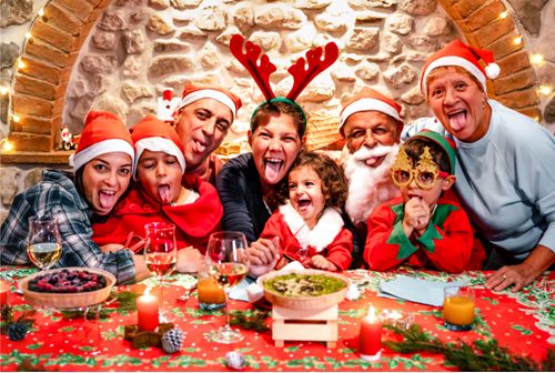 Mountaineer Chem-Dry Family Holiday Photo